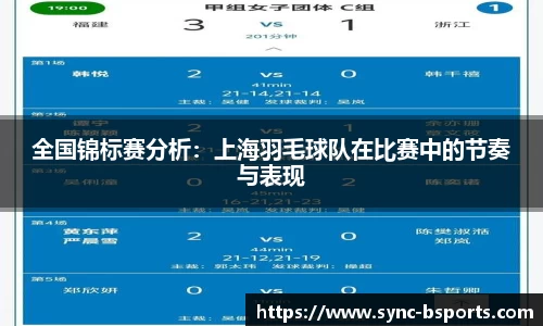 全国锦标赛分析：上海羽毛球队在比赛中的节奏与表现